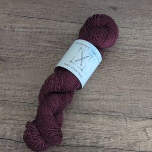 Hand Dyed Yarn in Burgundy